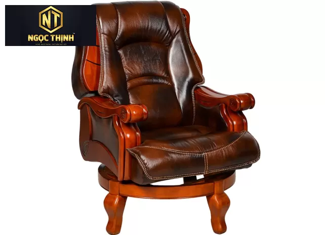 Ghế giám đốc cỡ lớn, có bát xoay có thể xoay tròn TQ25